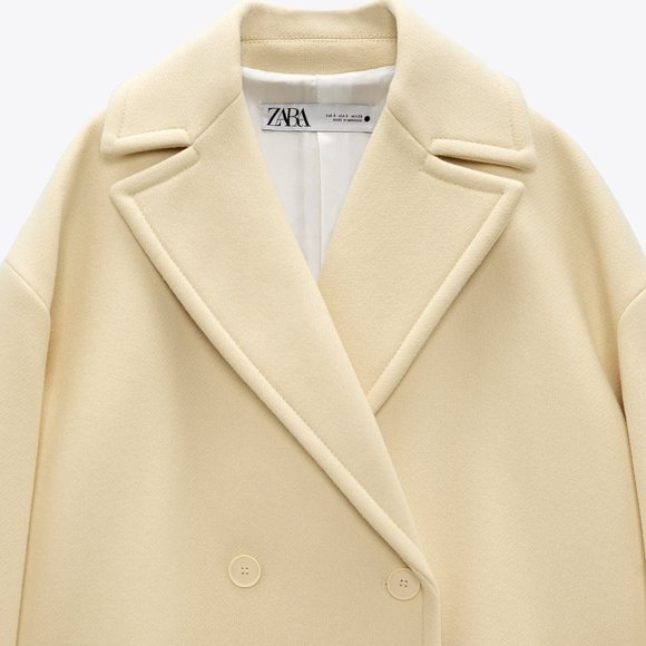 ZARA WOOL BLEND COAT LIMITED EDITION - Picture 7 of 12